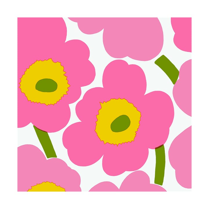 Tovagliolo Unikko 33x33 cm confezione da 20 - Rosa - Marimekko