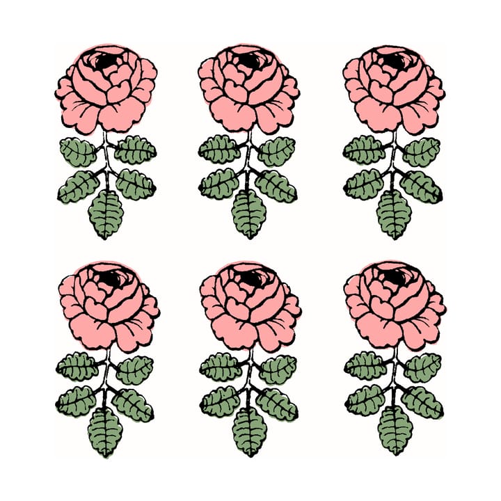 Tovagliolo Vihkiruusu 33x33 cm confezione da 20 - Rosa - Marimekko