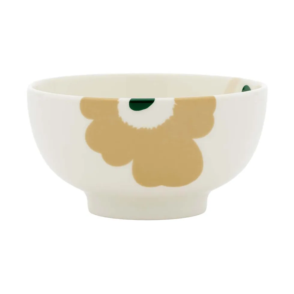Unikko ciotola 3 dl, Beige-white-light sand-dark green Marimekko