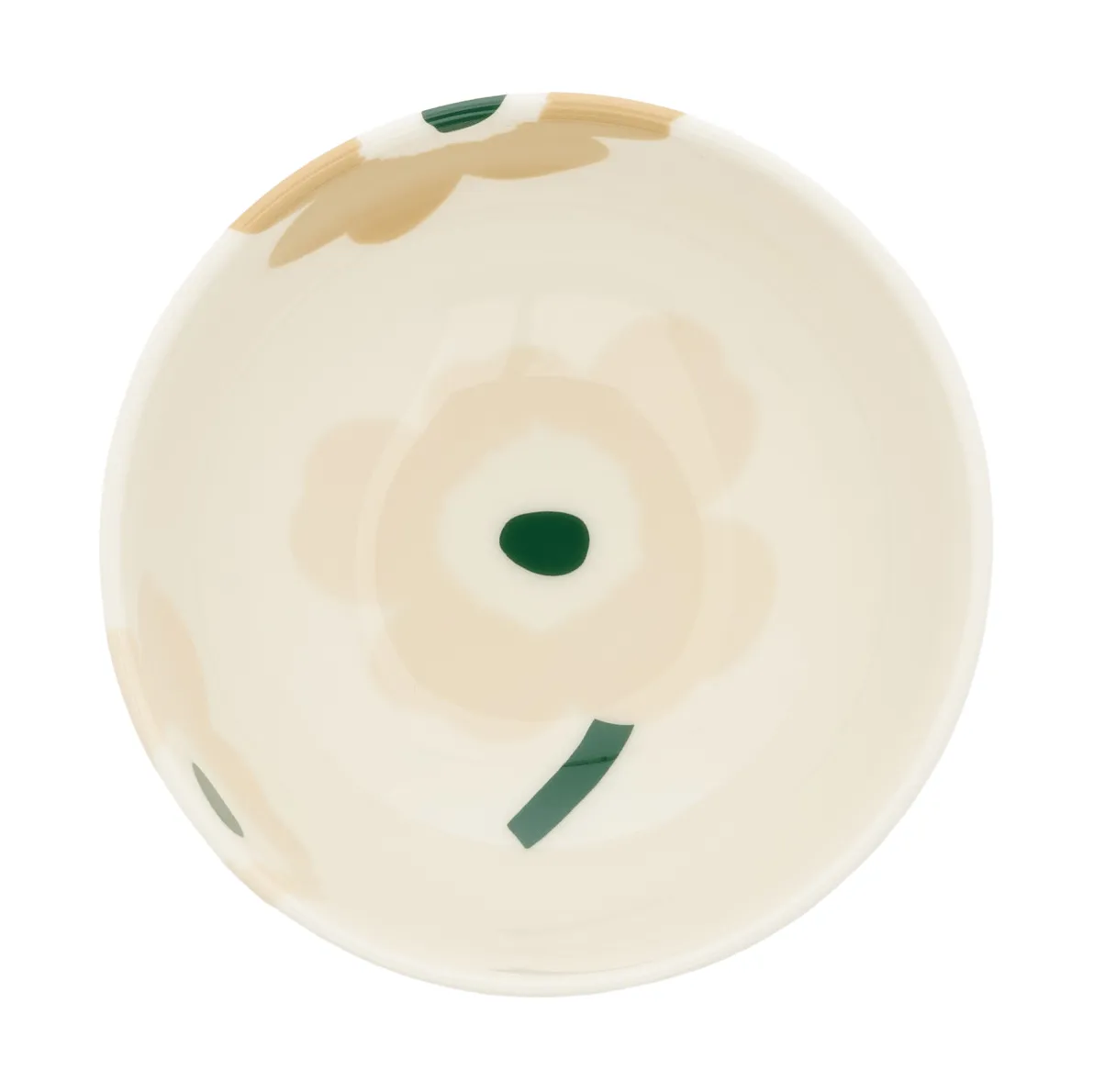 Unikko ciotola 3 dl, Beige-white-light sand-dark green Marimekko