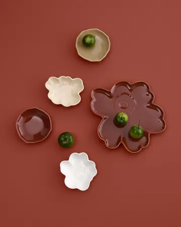 Unikko shape piatto - Castagno - Marimekko
