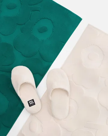Unikko tappeto da bagno - Smeraldo - Marimekko