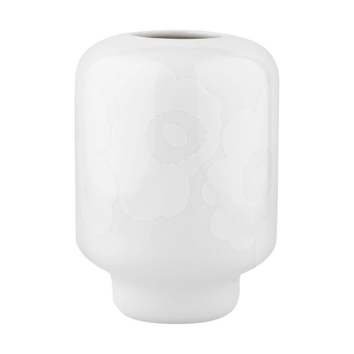 Vaso in ceramica Unikko 18 cm - White - Marimekko