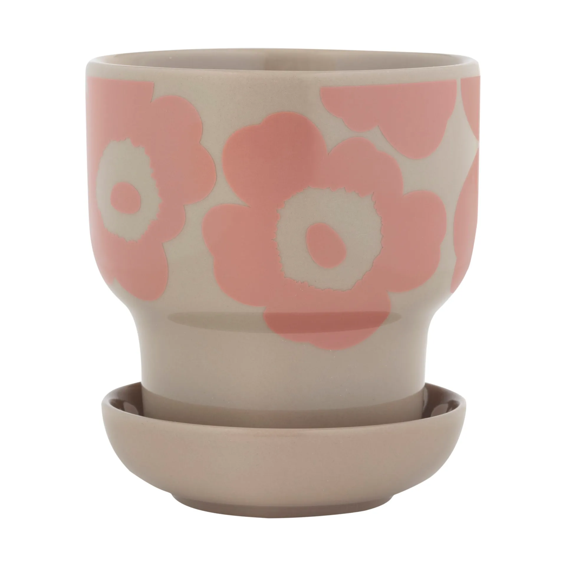 Vaso per erbe Unikko 9,5 cm, Terra-powder Marimekko