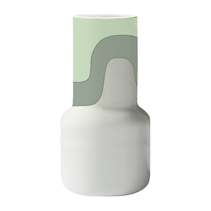 Vaso Seireeni 25 cm - Bianco, verde menta, verde muschio - Marimekko