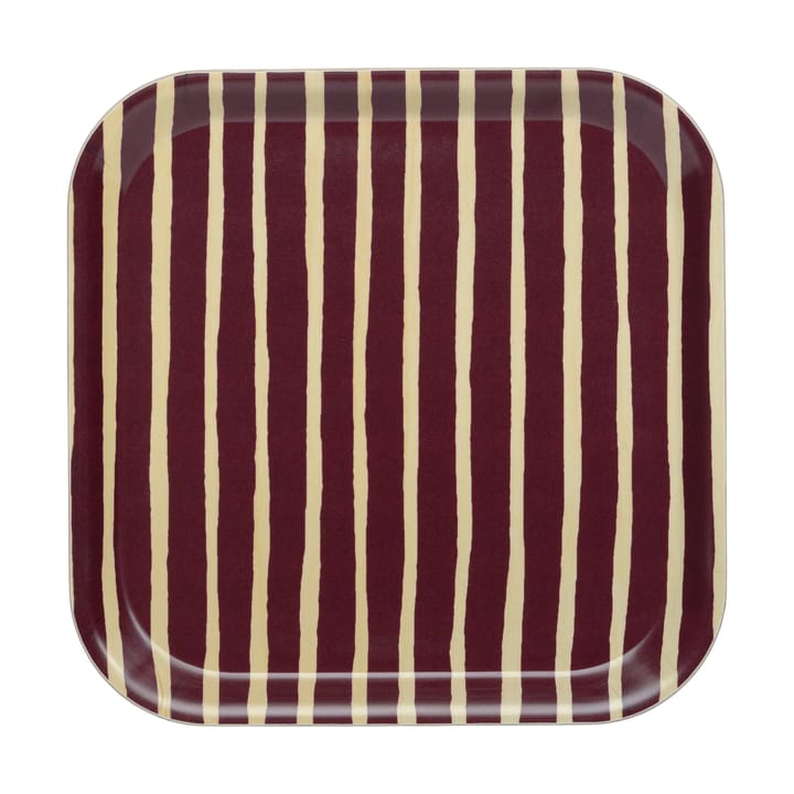 Vassoio Piccolo 20x20 cm - Bordeaux - Marimekko