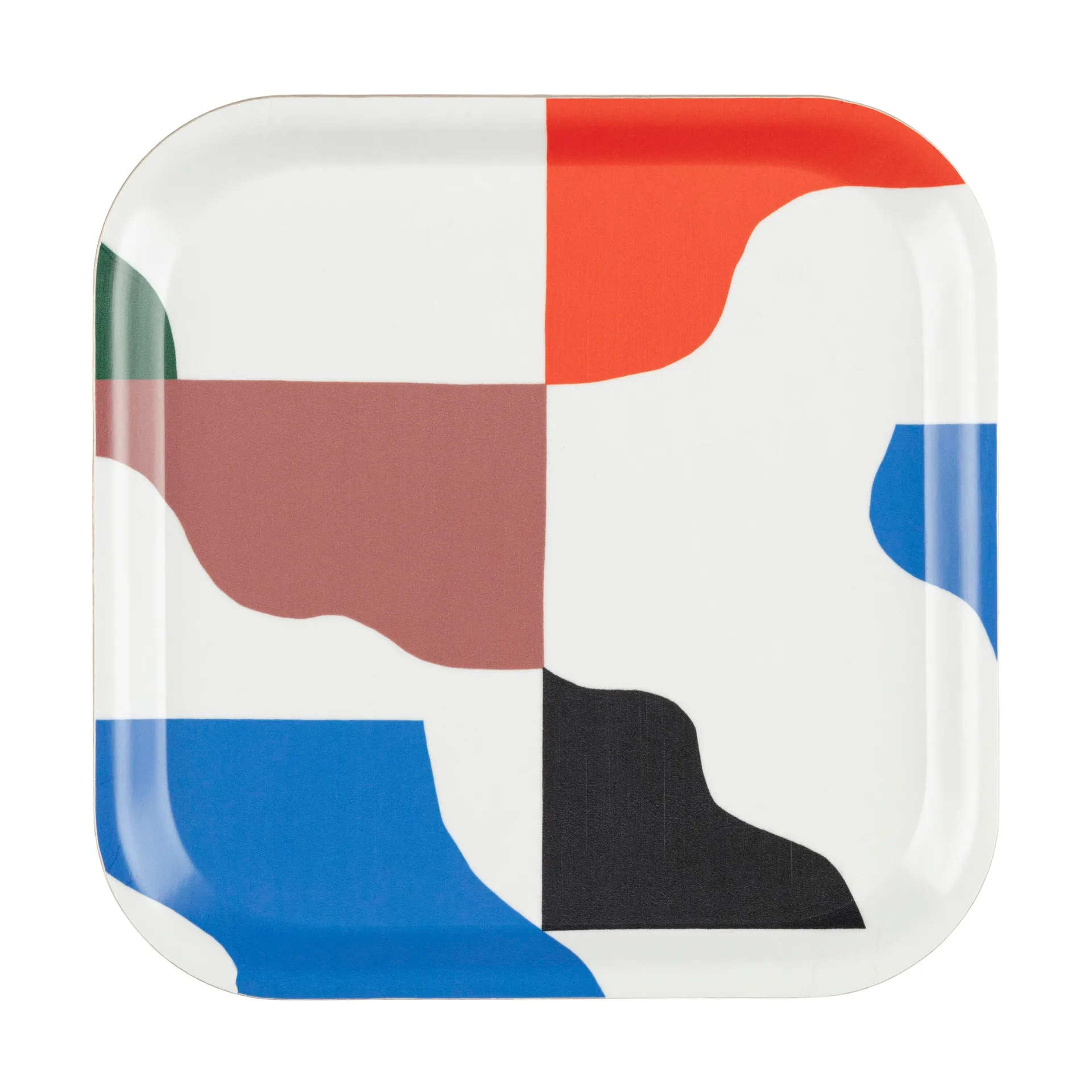 Vassoio Tasapaino 20x20 cm, Feather-bright blue-orange Marimekko
