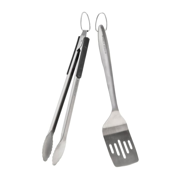 Set da barbecue Markus, 2 parti, 10x43 cm - Argento - Markus Aujalay