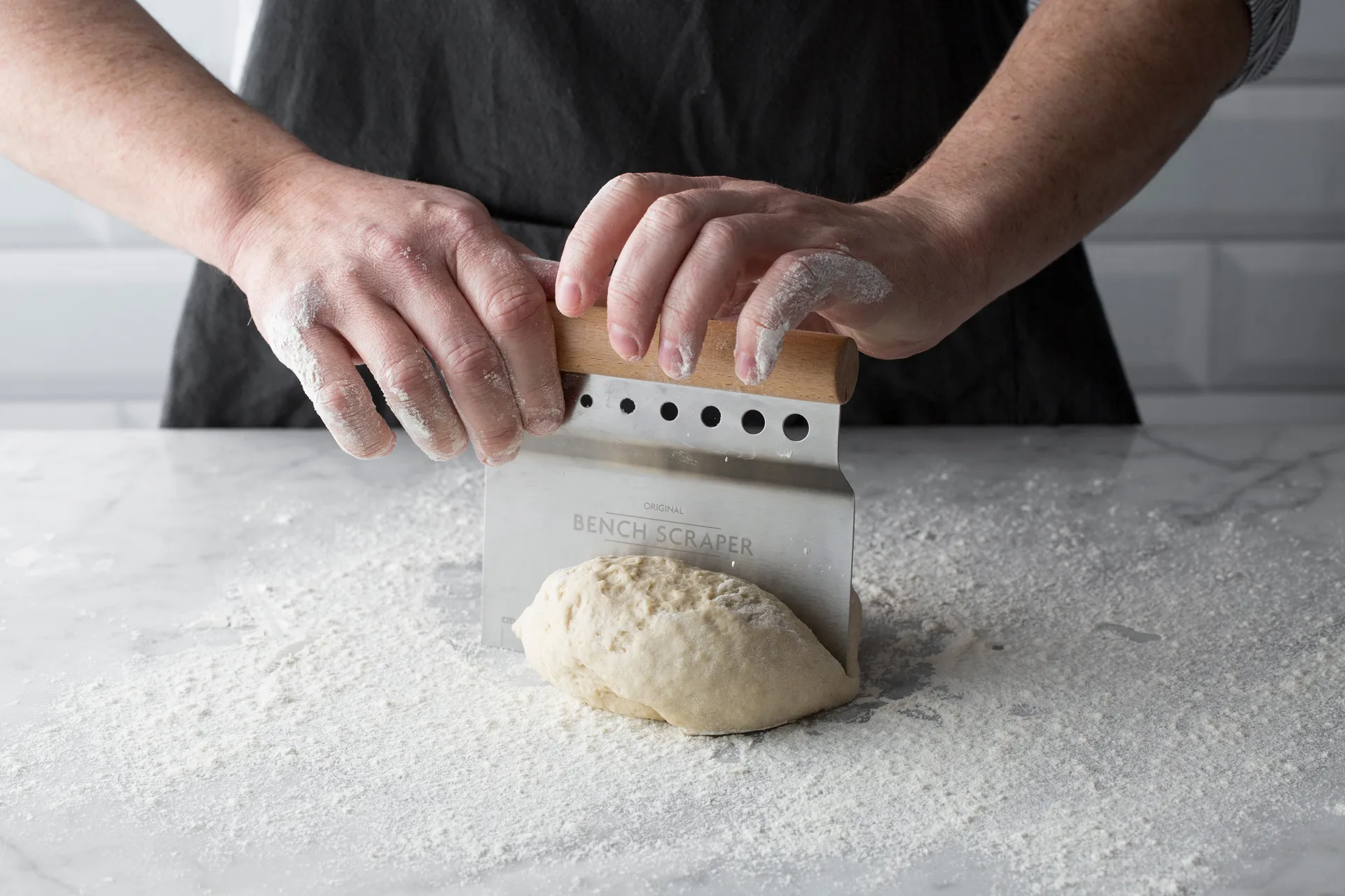 Raschietto da banco Innovative 15 cm, Grigio crema Mason Cash