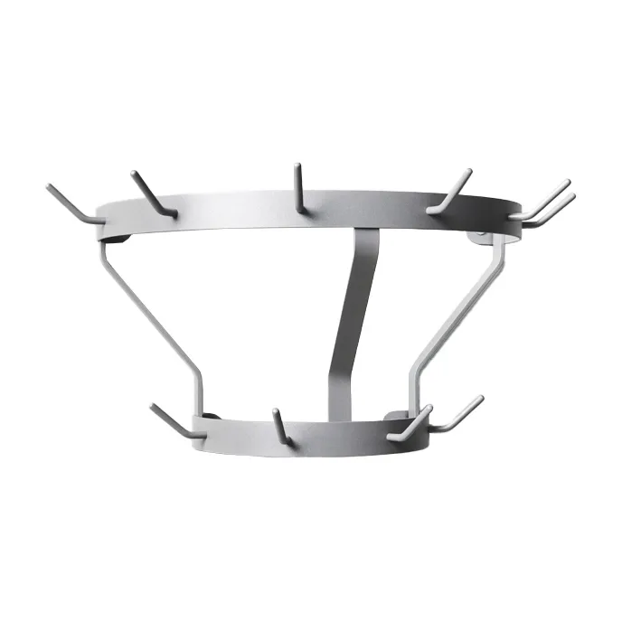 Appendiabiti montato a parete Marcel, Grigio pietra Massproductions