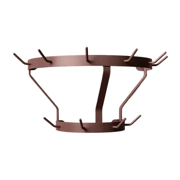 Appendiabiti montato a parete Marcel - Rosso vino - Massproductions