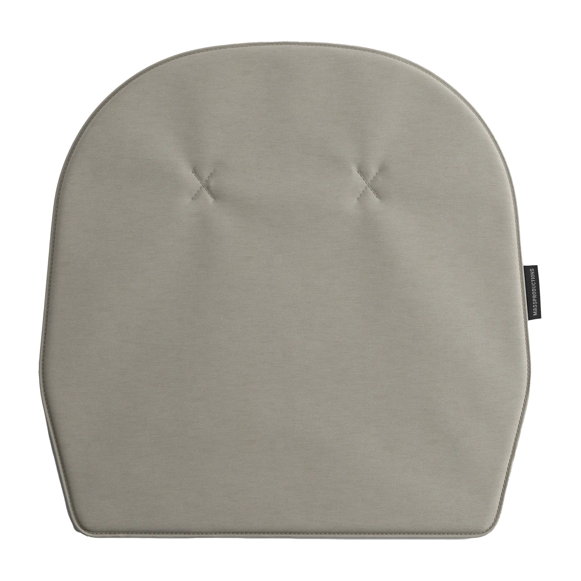 Cuscino per sedia Tio, Grigio nature Massproductions