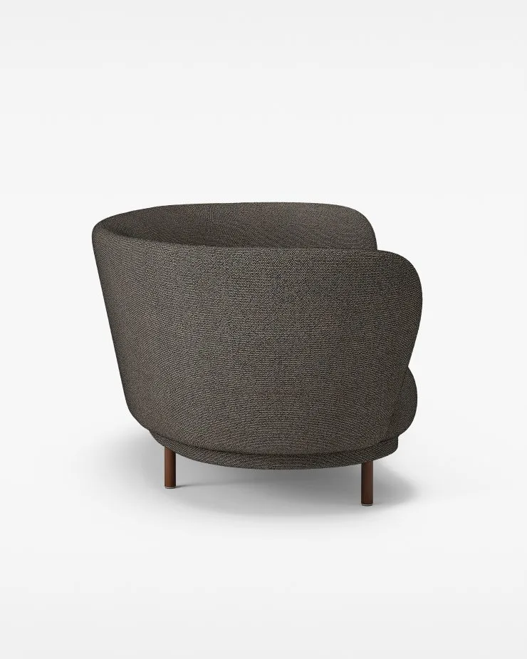 Divano 2 posti Dandy, Noce, Sacho Safire 001 Massproductions