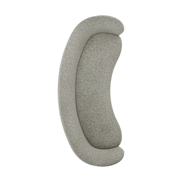 Divano Dandy 3 posti - Rovere nero - Kirkby Design, Spiral - 23 Monochrome - Massproductions