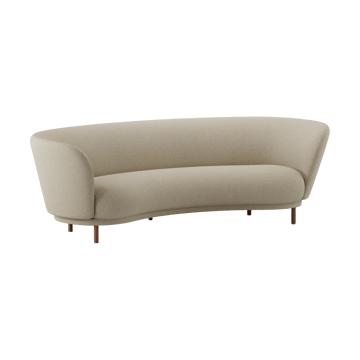 Divano Dandy 3 posti - Walnut-Ecriture 240 - Massproductions