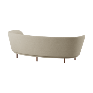 Divano Dandy 3 posti - Walnut-Ecriture 240 - Massproductions