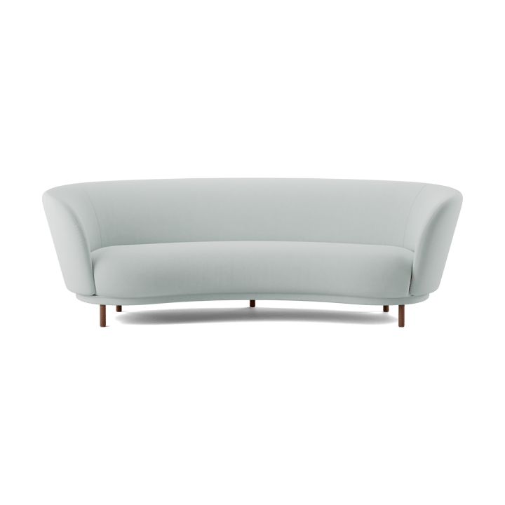 Divano Dandy 3 posti - Walnut-Linara 253 Swedish Grey - Massproductions