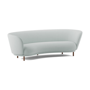 Divano Dandy 3 posti - Walnut-Linara 253 Swedish Grey - Massproductions