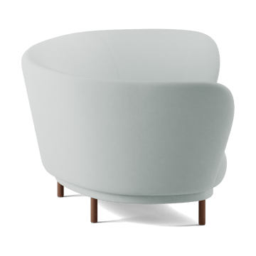 Divano Dandy 3 posti - Walnut-Linara 253 Swedish Grey - Massproductions
