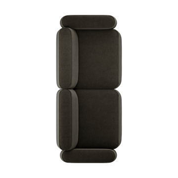 Divano Patch 2,5 posti - Linara 90 Espresso - Massproductions