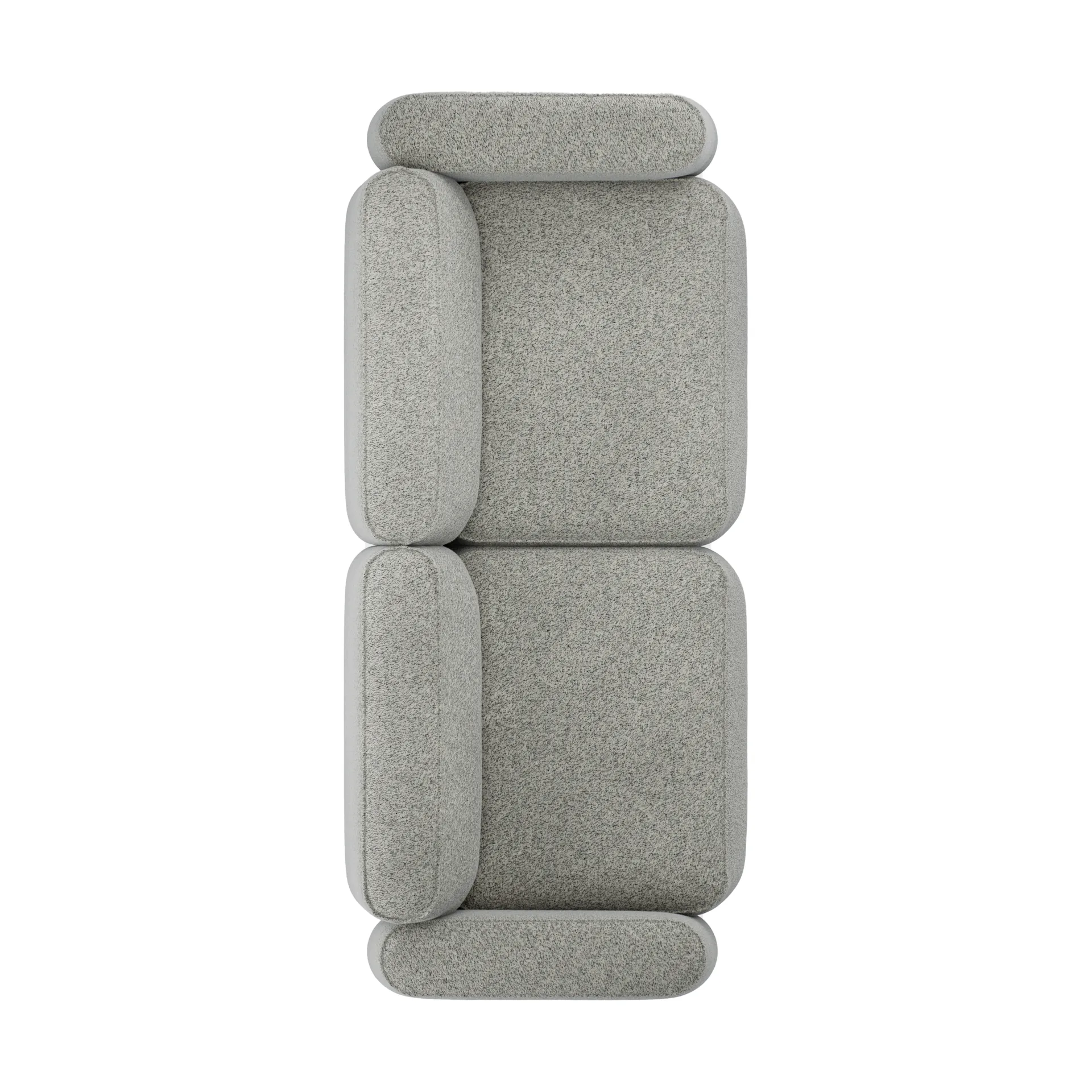 Divano Patch 2,5 posti, Spiral 23 Monochrome Massproductions