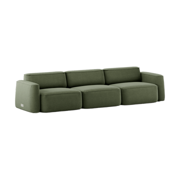 Divano Patch 3 posti - Linara 100 Tarragon - Massproductions