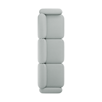 Divano Patch 3 posti - Linara 253 Swedish Grey - Massproductions