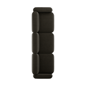 Divano Patch 3 posti - Linara 90 Espresso - Massproductions