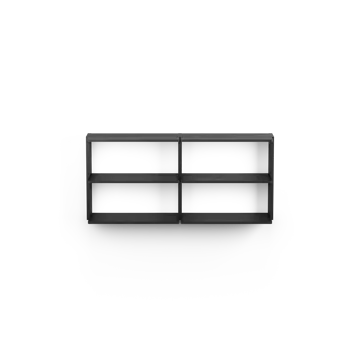 Mensola da parete Gridlock – S2-A6-0 - Frassino tinto nero - Massproductions