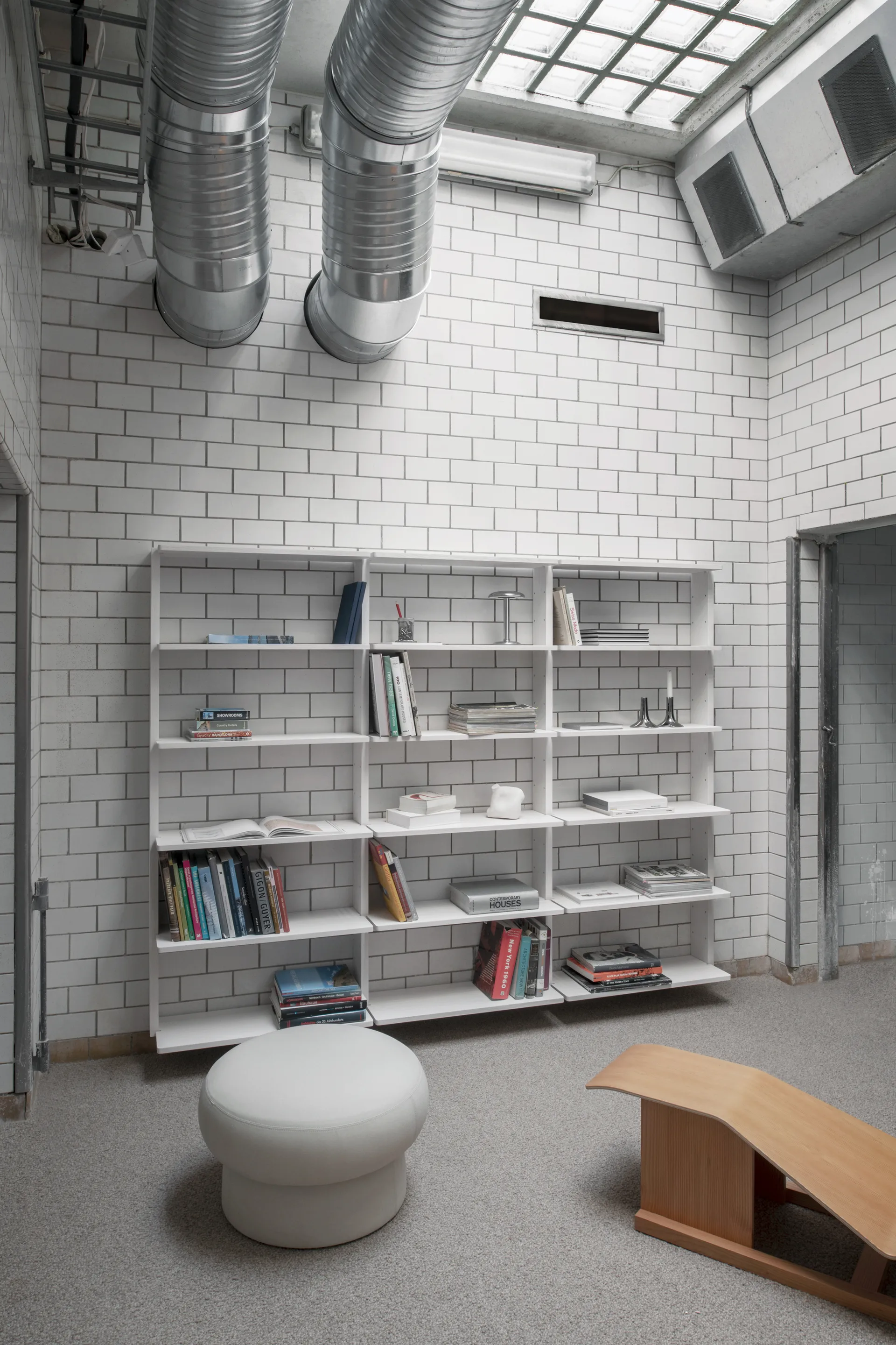 Mensola da parete Gridlock – T3-A9-9, Frassino tinto bianco Massproductions