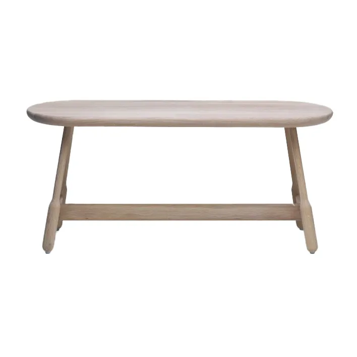 Panchina Albert 160 cm, rovere oliato bianco Massproductions