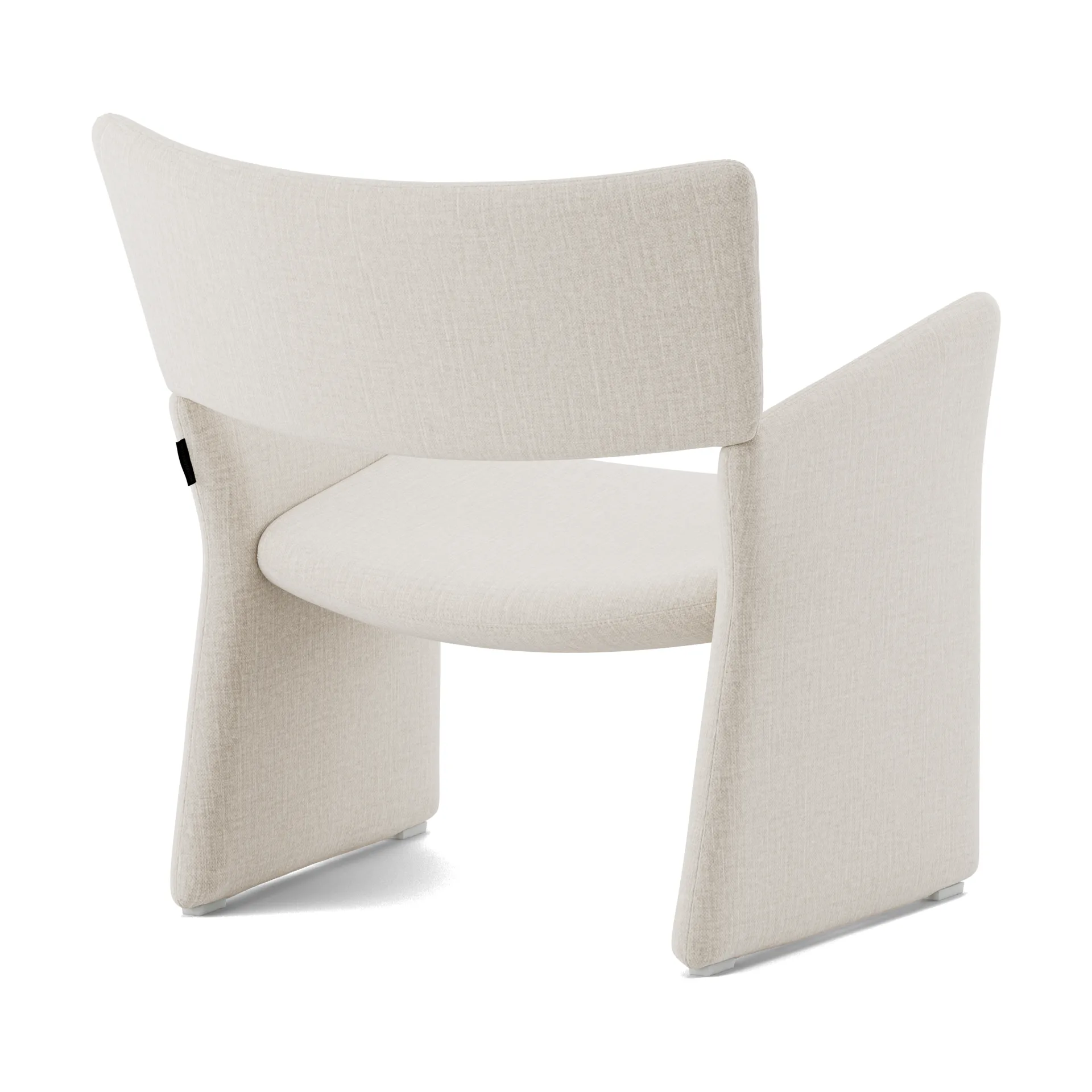 Poltrona Crown Easy Chair, Linara 05 Porridge Massproductions