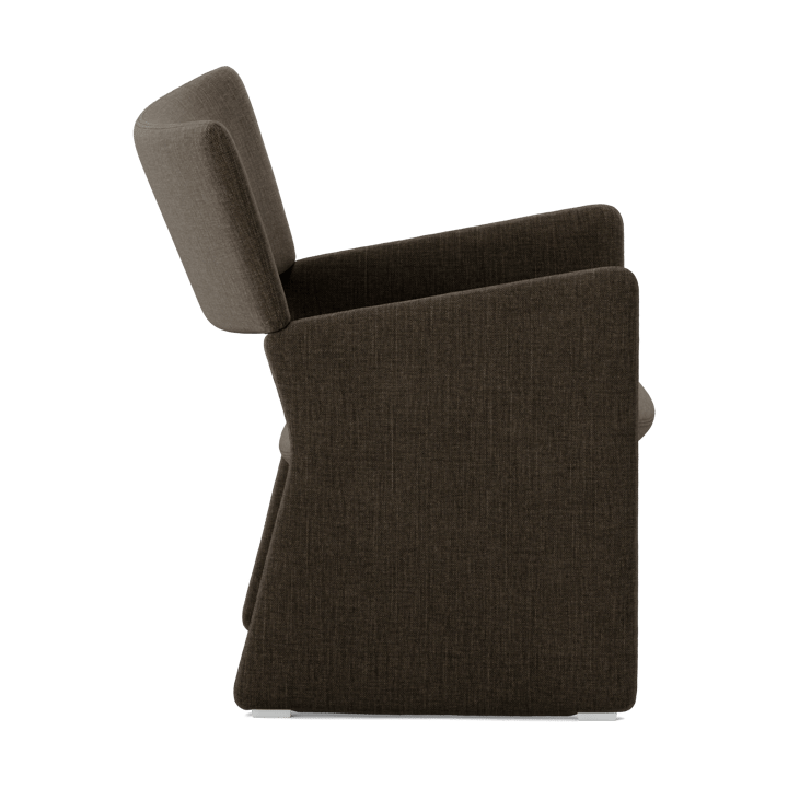 Poltrona Crown Easy Chair, Linara 90 Espresso Massproductions