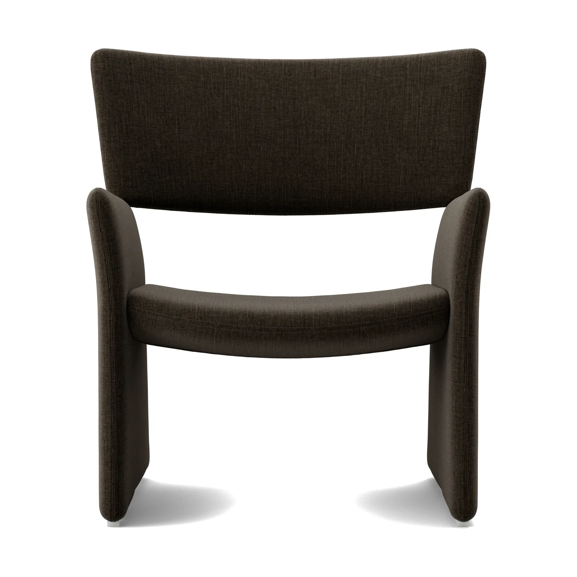 Poltrona Crown Easy Chair, Linara 90 Espresso Massproductions