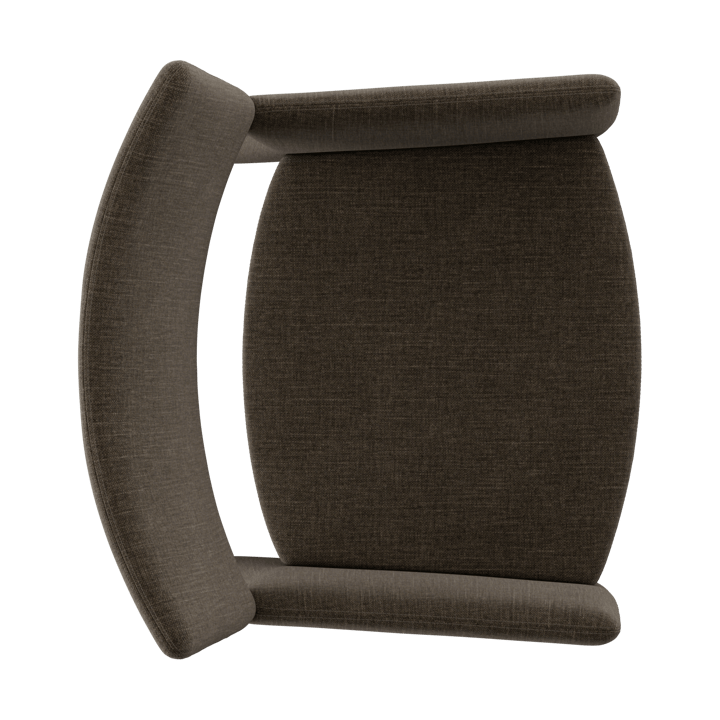 Poltrona Crown Easy Chair, Linara 90 Espresso Massproductions