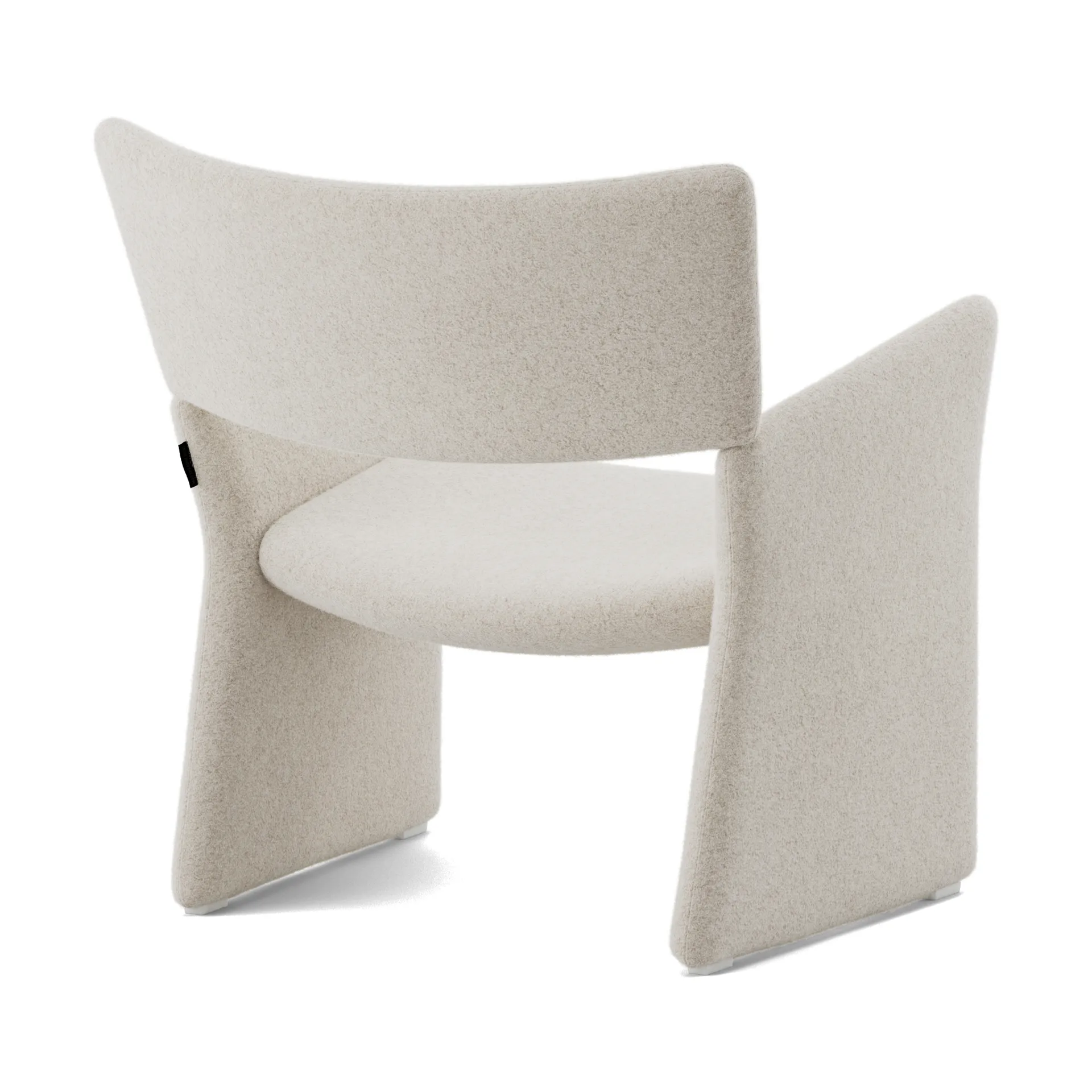 Poltrona Crown Easy Chair, Spiral 21 Chalk Massproductions