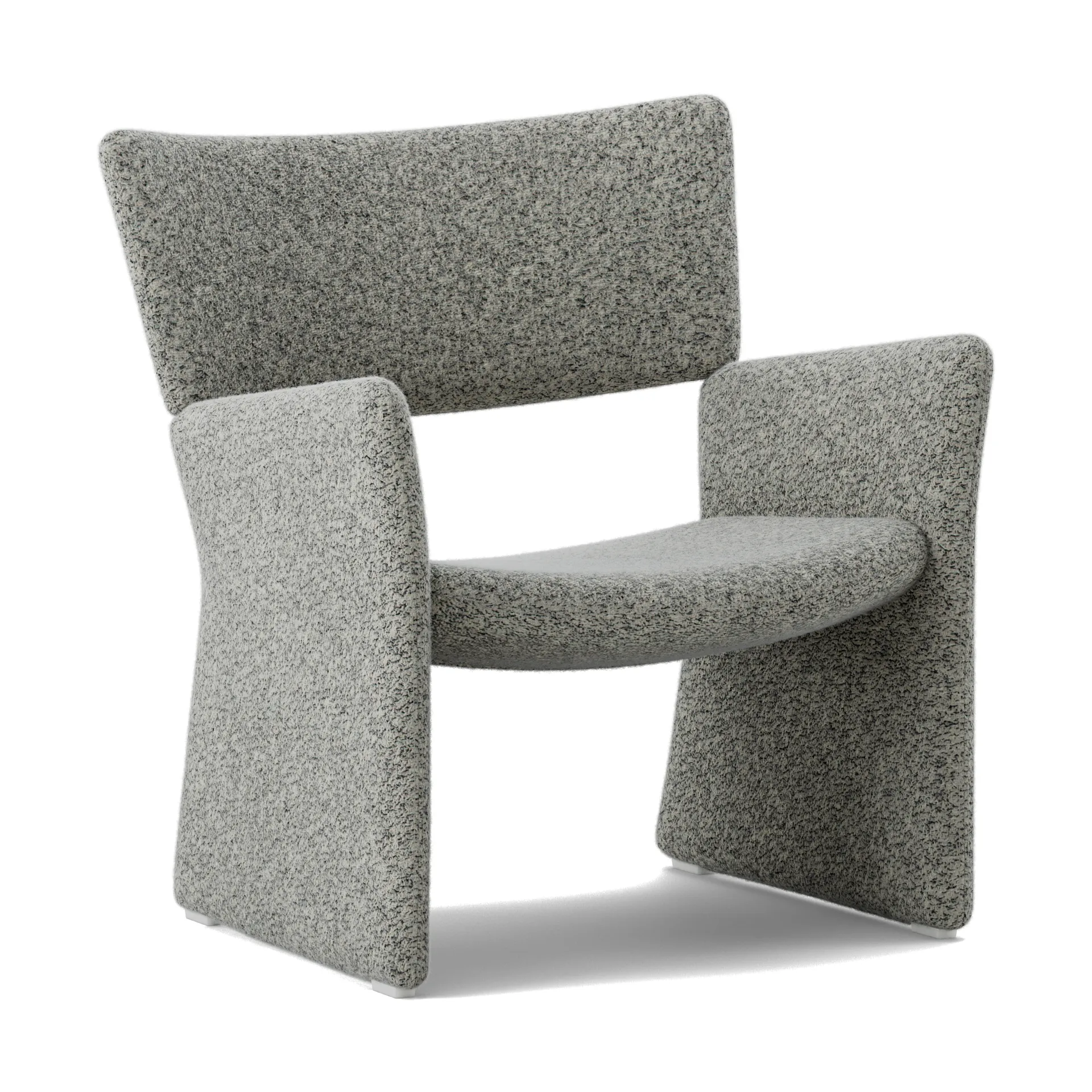 Poltrona Crown Easy Chair, Spiral 23 Monochrome Massproductions