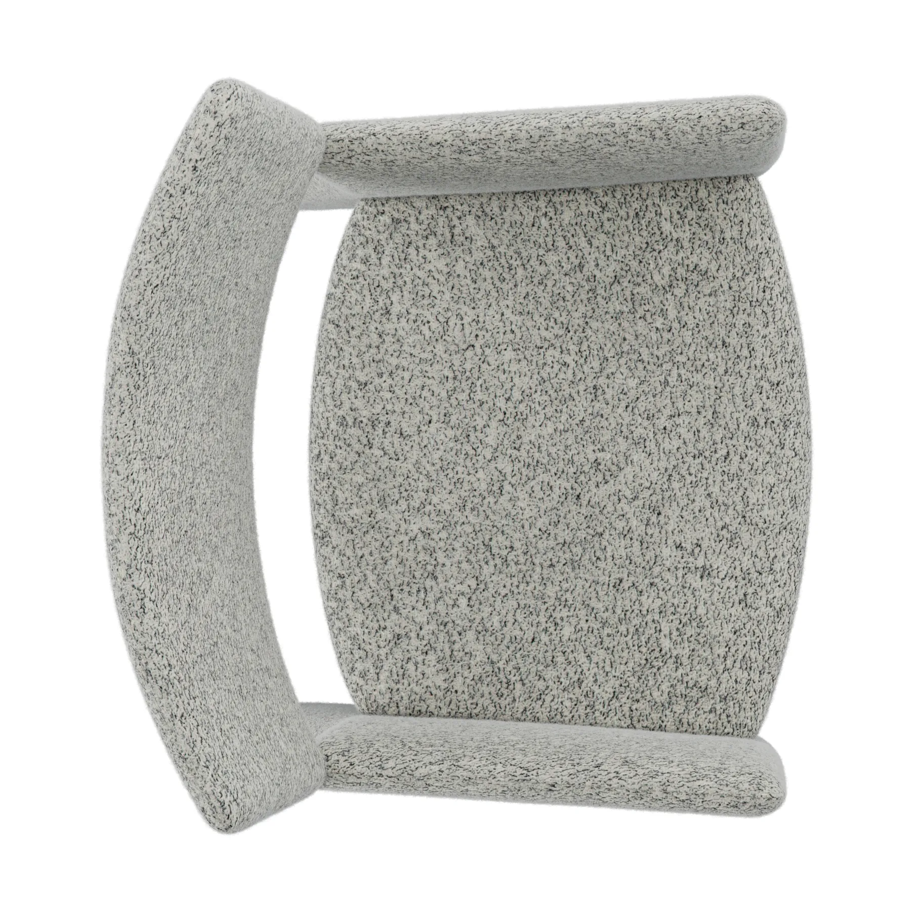 Poltrona Crown Easy Chair, Spiral 23 Monochrome Massproductions