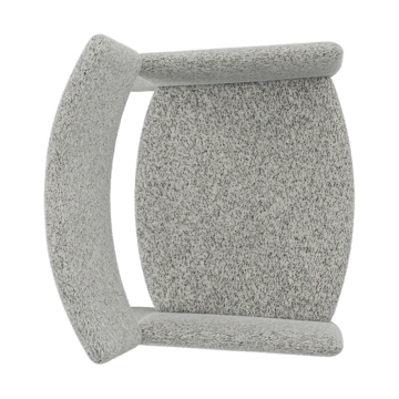 Poltrona Crown Easy Chair - Spiral 23 Monochrome - Massproductions
