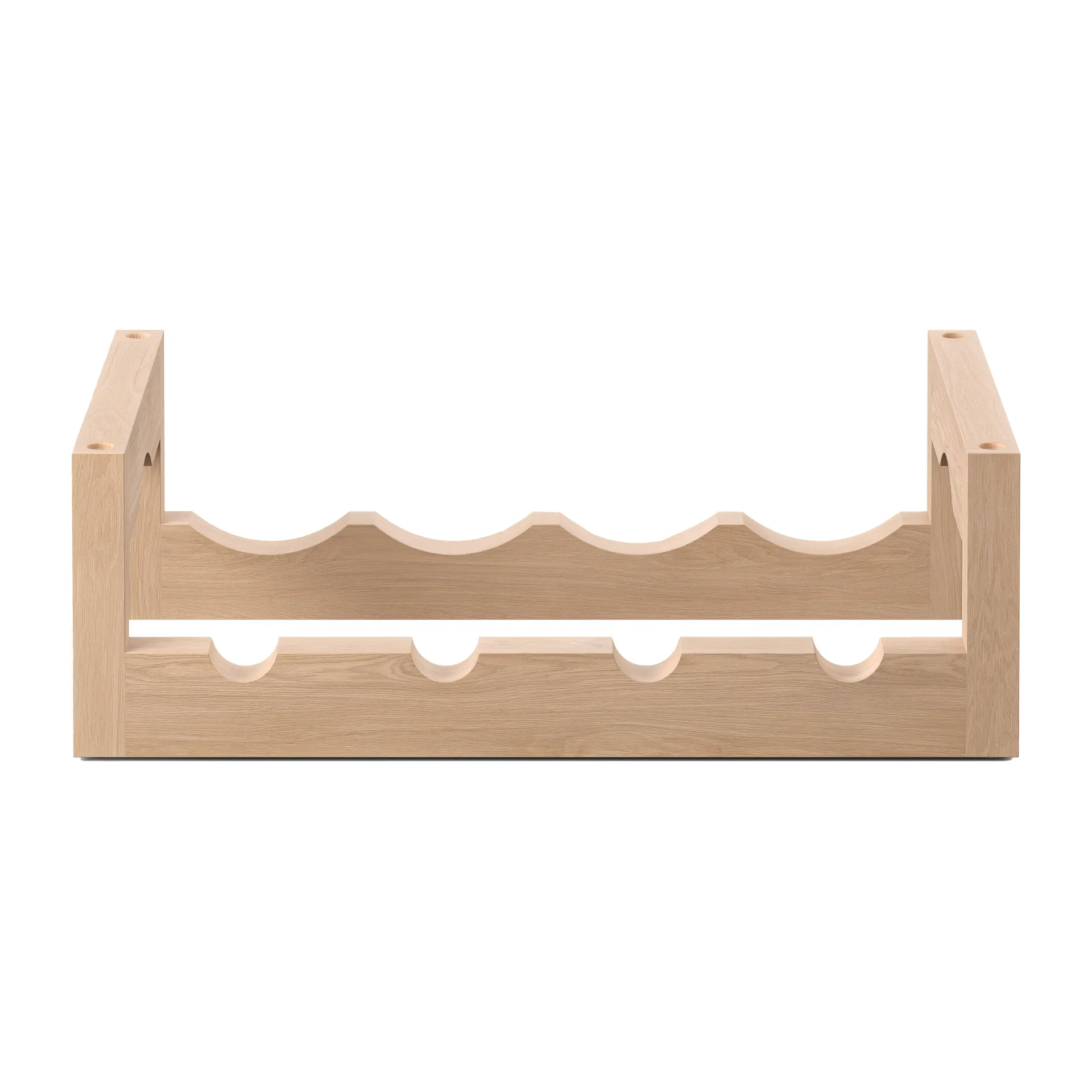 Portabottiglie impilabile Silo, Frassino oliato Massproductions