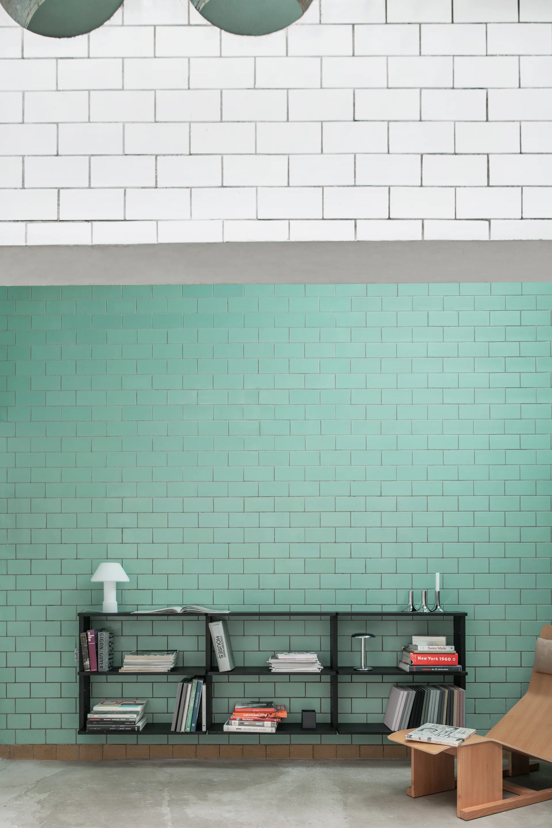 RIpiano Gridlock Shelf W800, Frassino tinto nero Massproductions