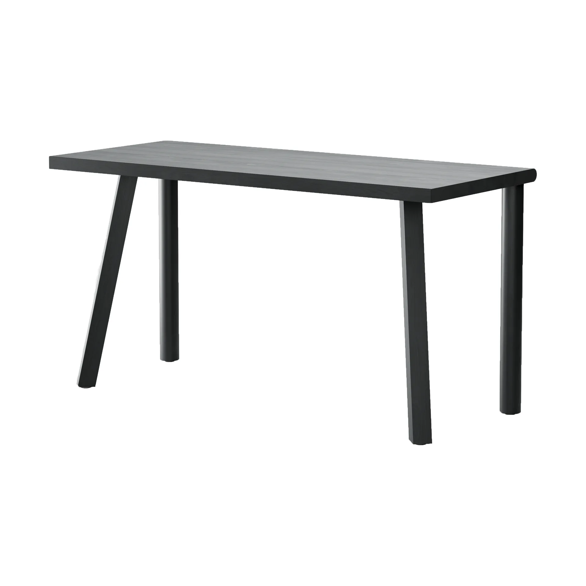 Scrivania Homework 140x60 cm, Frassino nero Massproductions