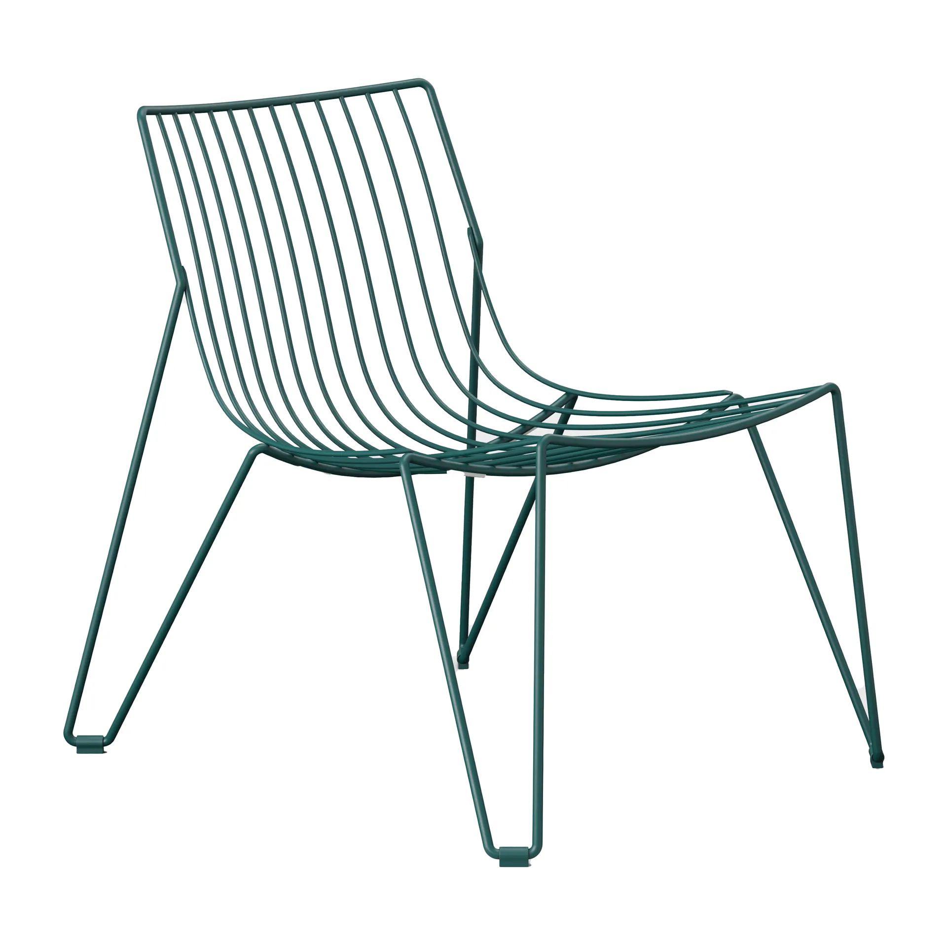 Sedia lounge Tio Easy Chair, Verde, blu Massproductions