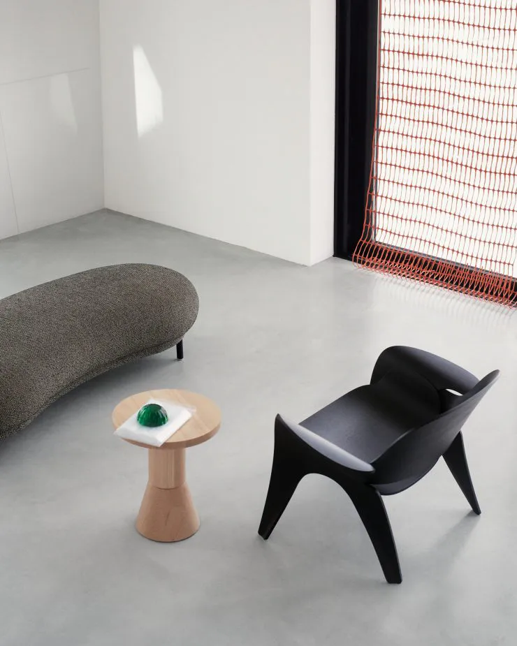 Sedia Rose, Rovere tinto nero Massproductions