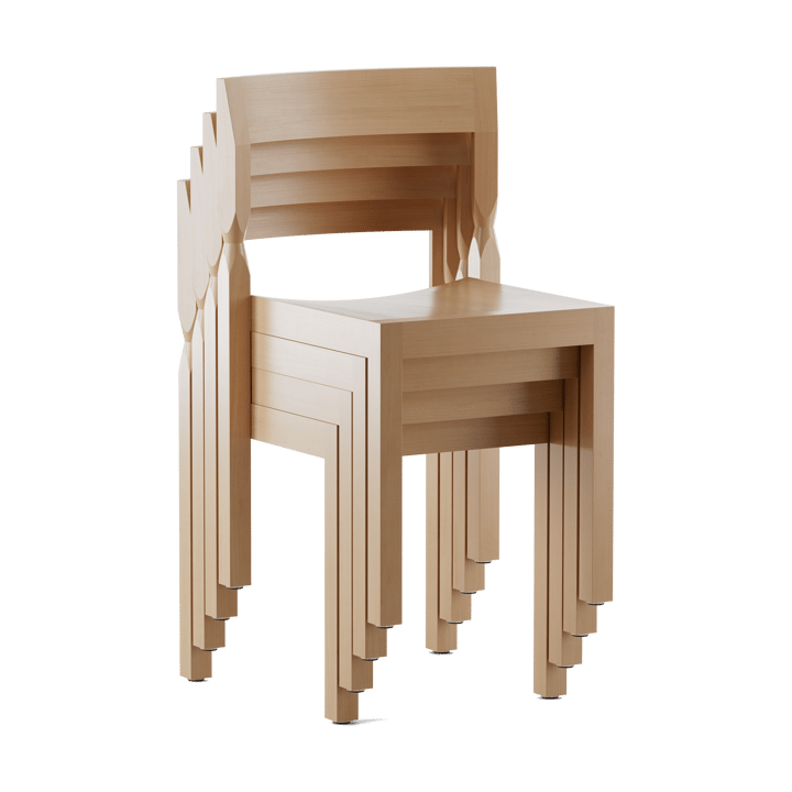 Sedia Woodwerk , Faggio naturale Massproductions