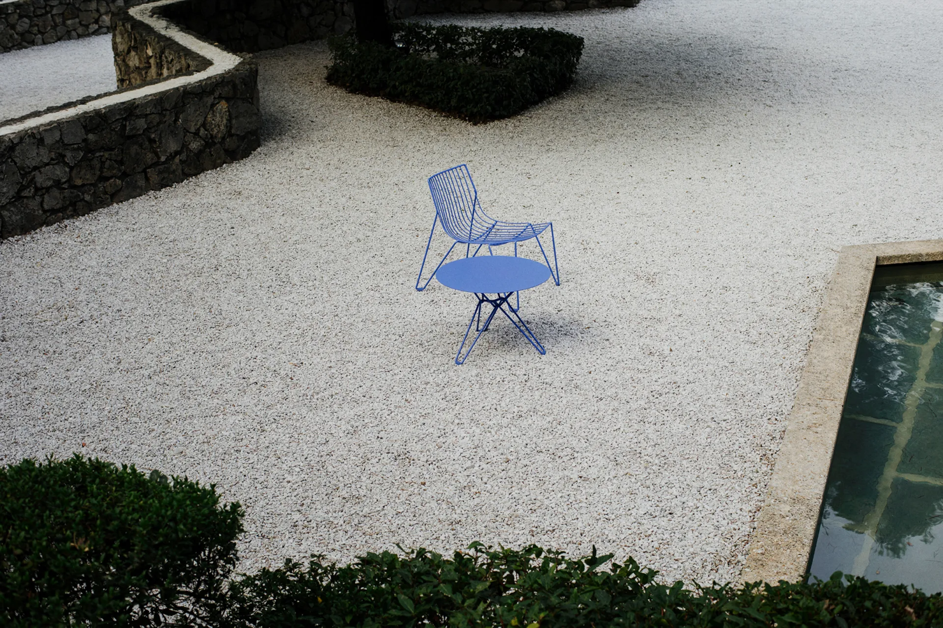 Tavolino Tio Ø 60 cm, Overseas Blue Massproductions