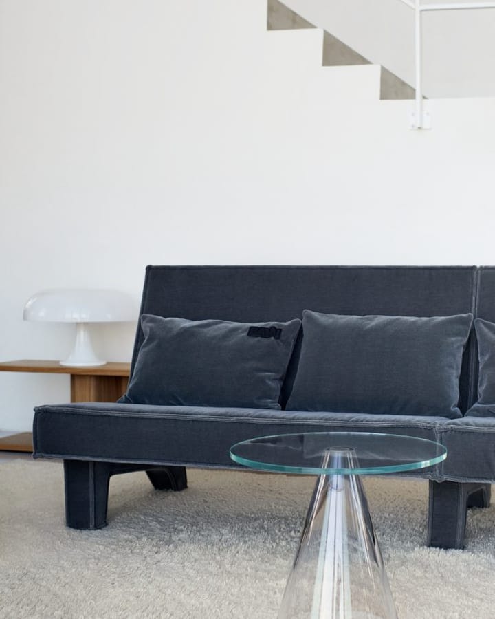 Tavolo Sander Ø 48 cm, Vetro Massproductions