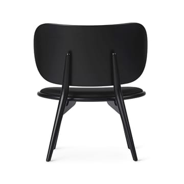 Sedia lounge The Lounge Chair - Nero, struttura in faggio tinto nero - Mater