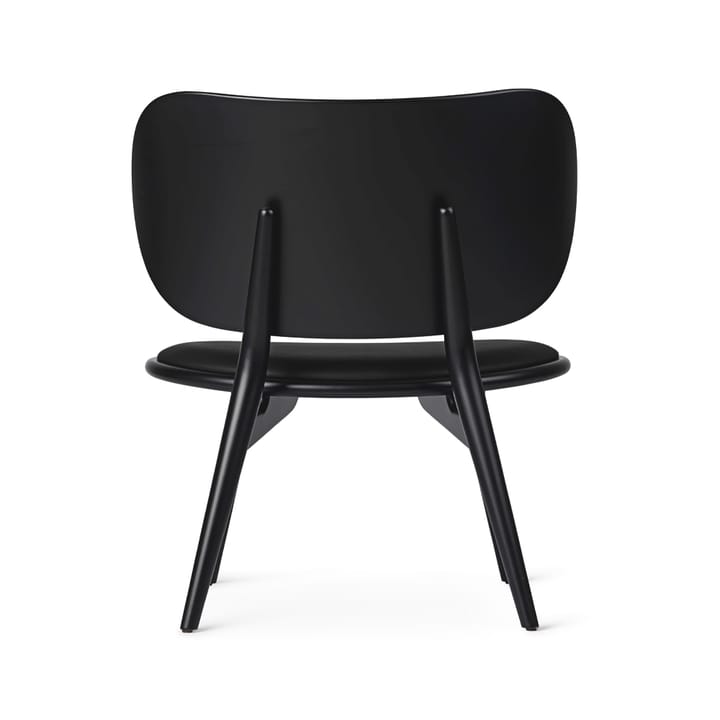 Sedia lounge The Lounge Chair - Nero, struttura in faggio tinto nero - Mater