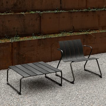 Tavolino Ocean lounge table 70x70x30 cm - Black - Mater